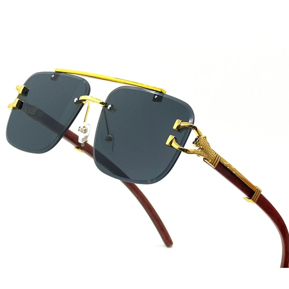Sunglasses Men Shades UV400‎ Sun Protection Dark Grey Lens LEntes Gafas Humbres
